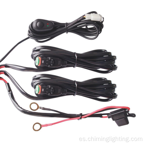 Arnés de cableado de control remoto de alta calidad 2 cuentas de luz RGB LECHES DE ROCA LED CON CONTROLER REMITOS